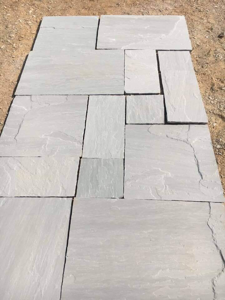 Kandla Grey Sandstone Paving Slabs - Size: 600x900