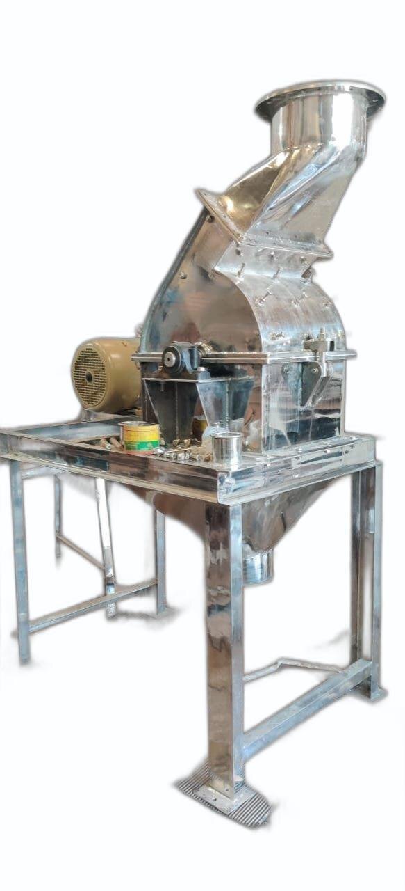 Hammer Mill - Stainless Steel, Manual Control System | Industrial Automatic Pulverizer With High-speed Impact Grinding