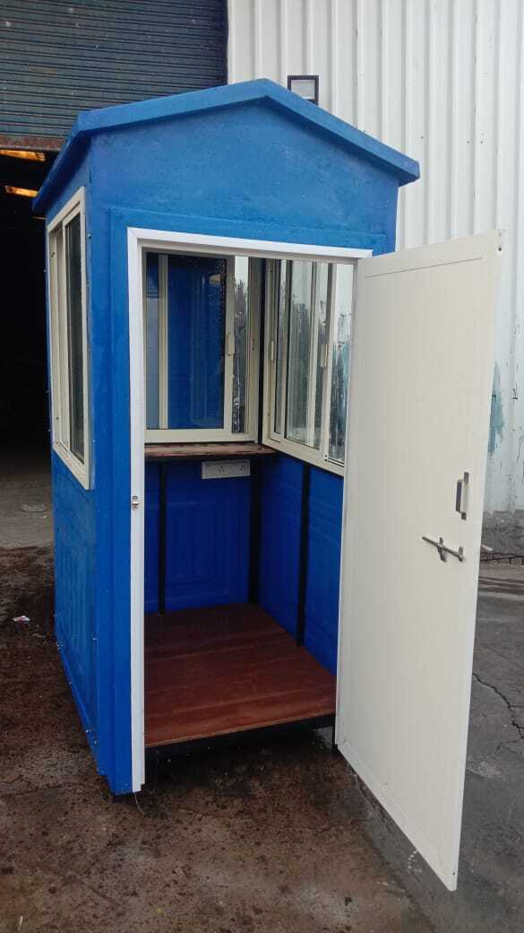 Blue-white Hdpe Low Cost Security Cabin