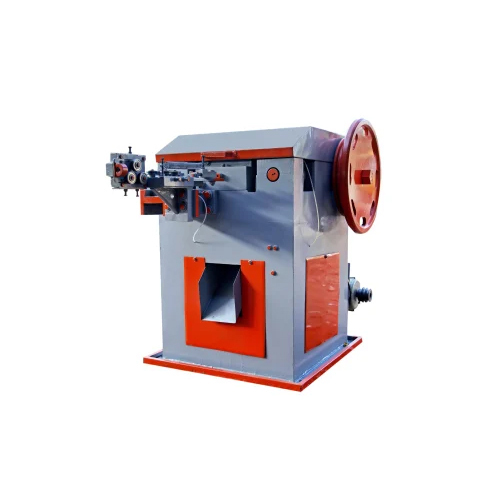 ग्रे और ऑरेंज हाई स्पीड वायर नेल मेकिंग