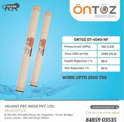 Ro Membrane 4040 Sw - Material: Plastic