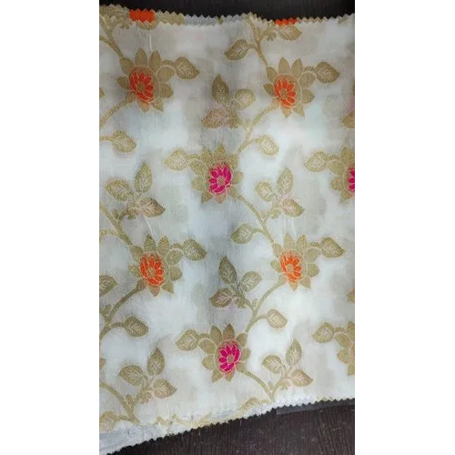 Alfi Dola Silk Jacquard Fabric - Feature: Washable