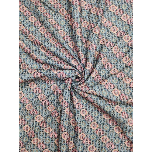 काम के साथ कॉटन फैब्रिक डिजिटल प्रिंटिंग