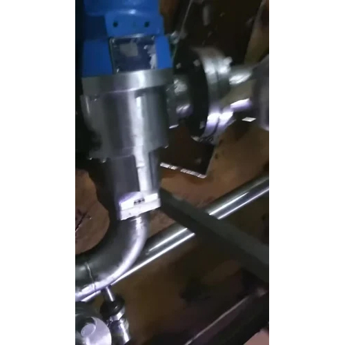 Silver Metal Twin Screw Pump