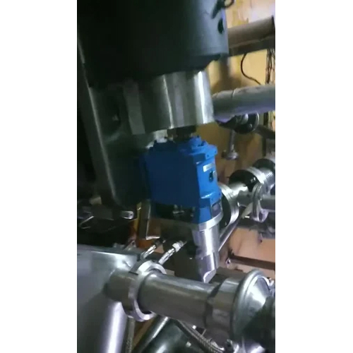 Silver Metal Twin Screw Pump
