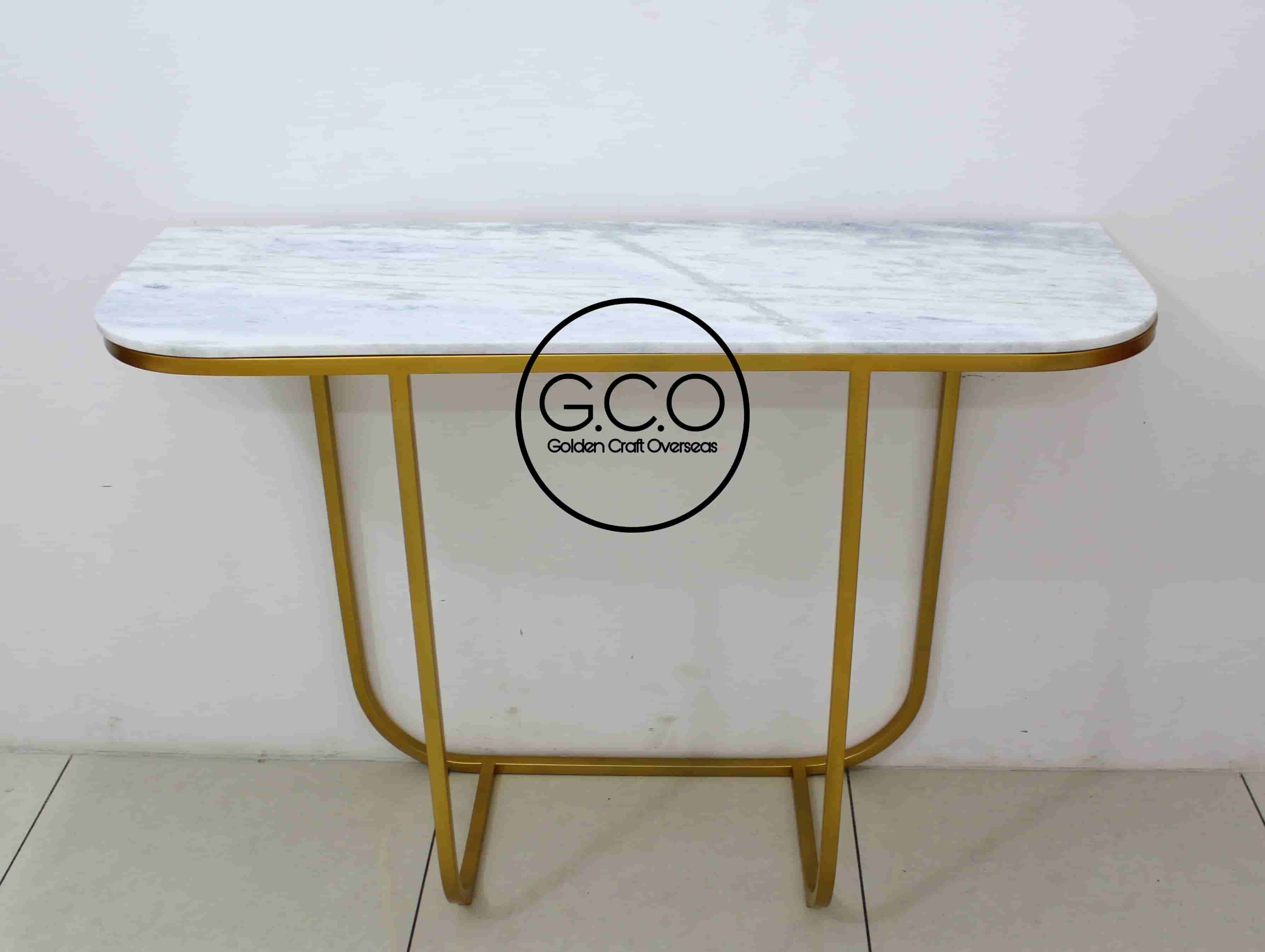 Afforadable Console Table In Iron With Marble Top Modern Contemporary Design - Brand Name: Golden Craft Overseas