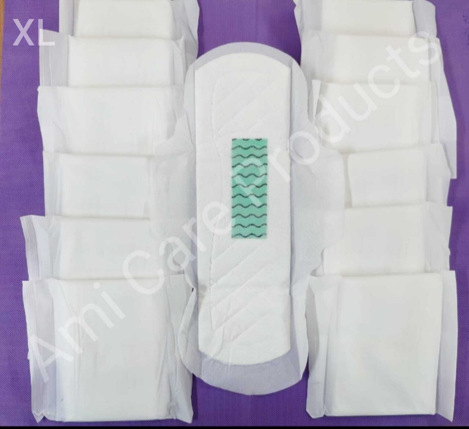 Anion Chip Sanitary Napkin (A1) - Cotton Xl Size (280mm) | Ultra Slim Design, Soft Top Sheet, Stretchable Wings For Secure Fit, And Extra Absorbent Core