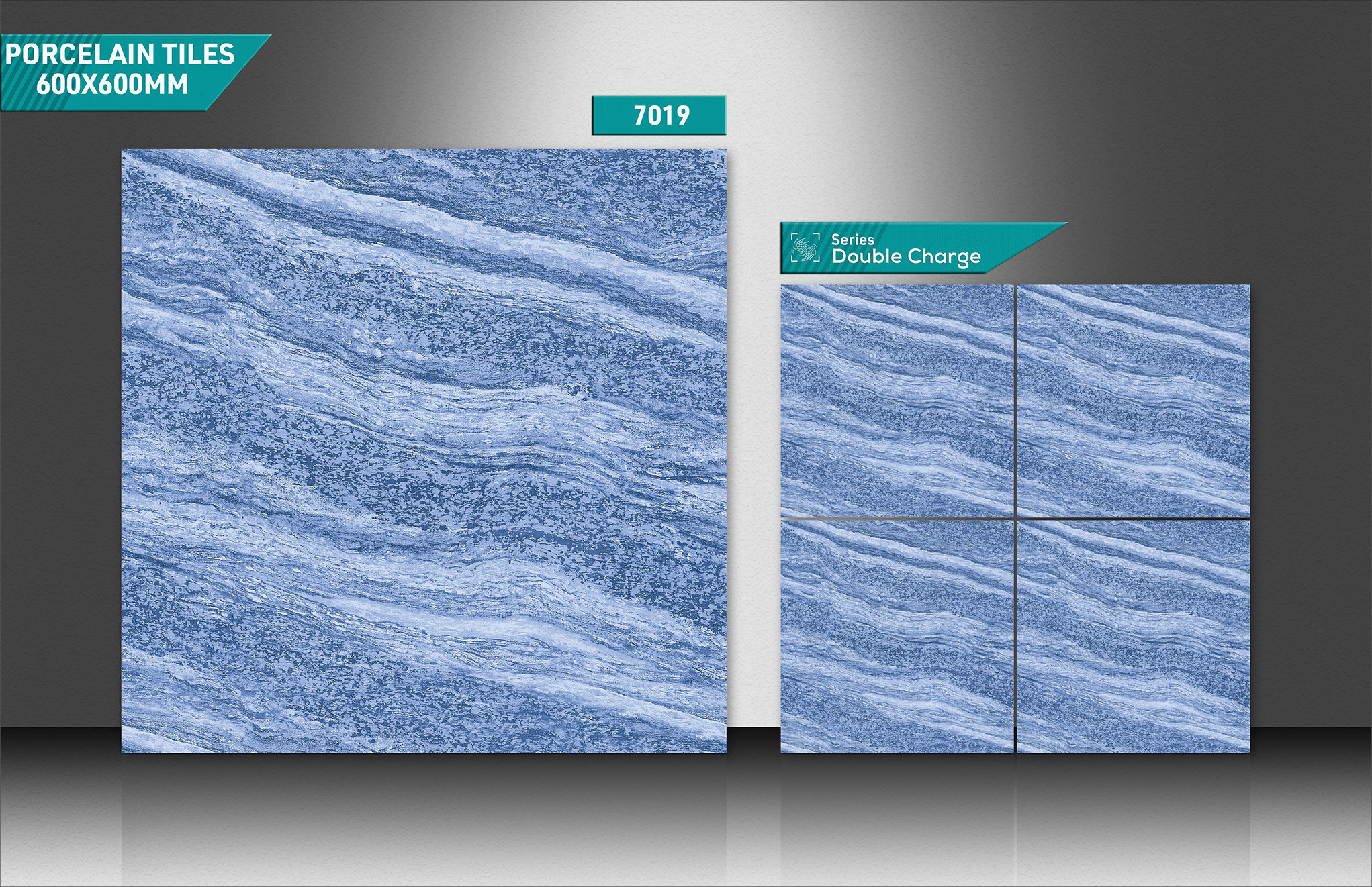Double Charge Porcelain Tiles