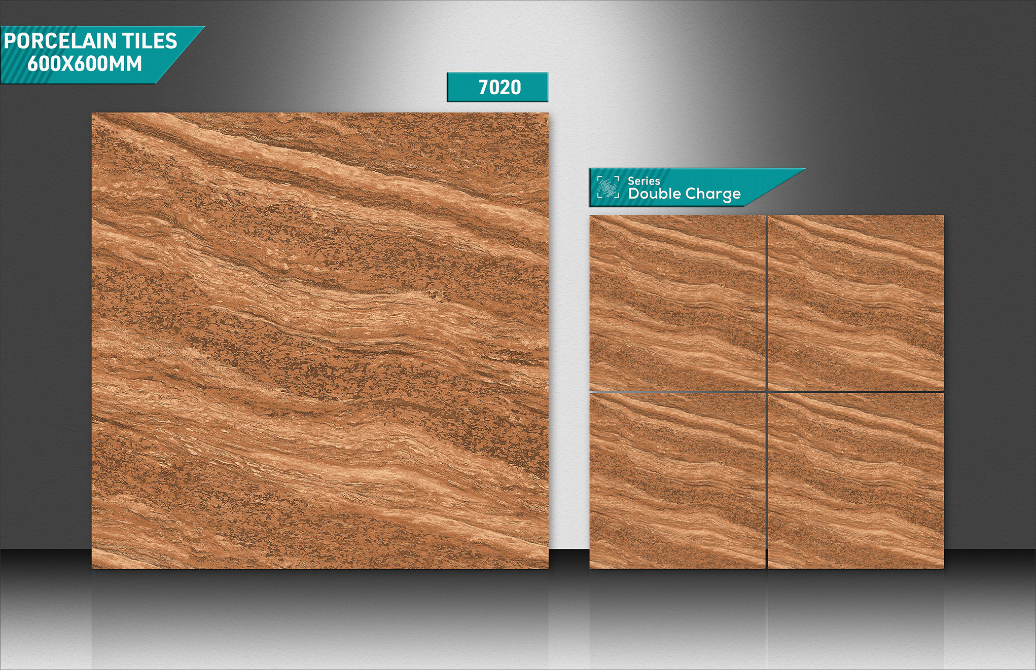 Double Charge Porcelain Tiles