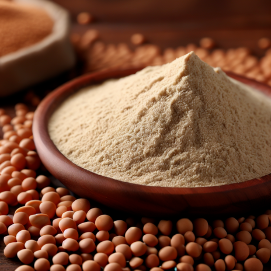 Lentils Protein Concentrate - 80% Protein, 20 Kg Bag | Cream Powder, Gluten-free, Non-gmo, Excellent Water-binding & Emulsification Properties