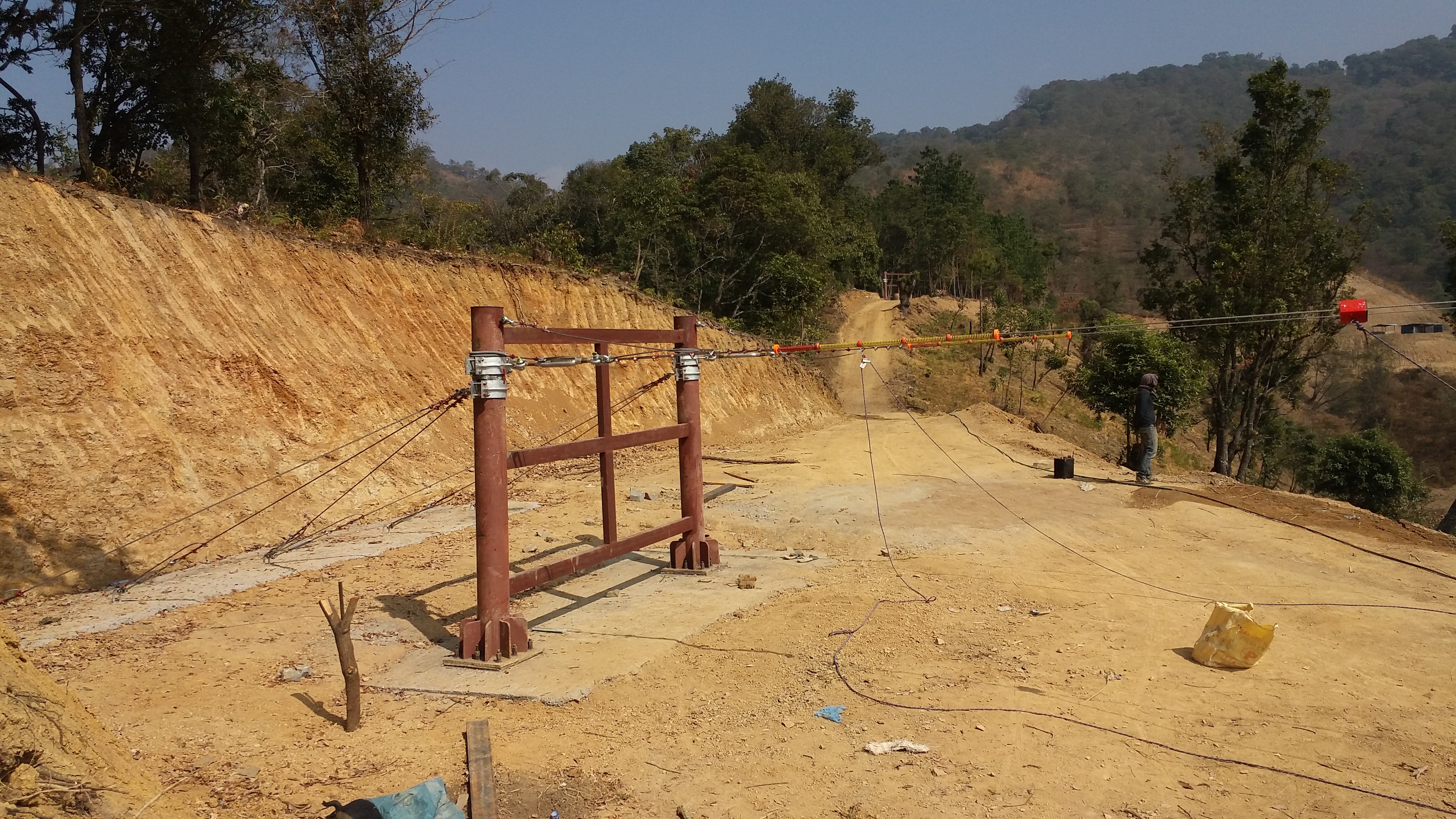 Steel Wire Zeep Line Installation Service
