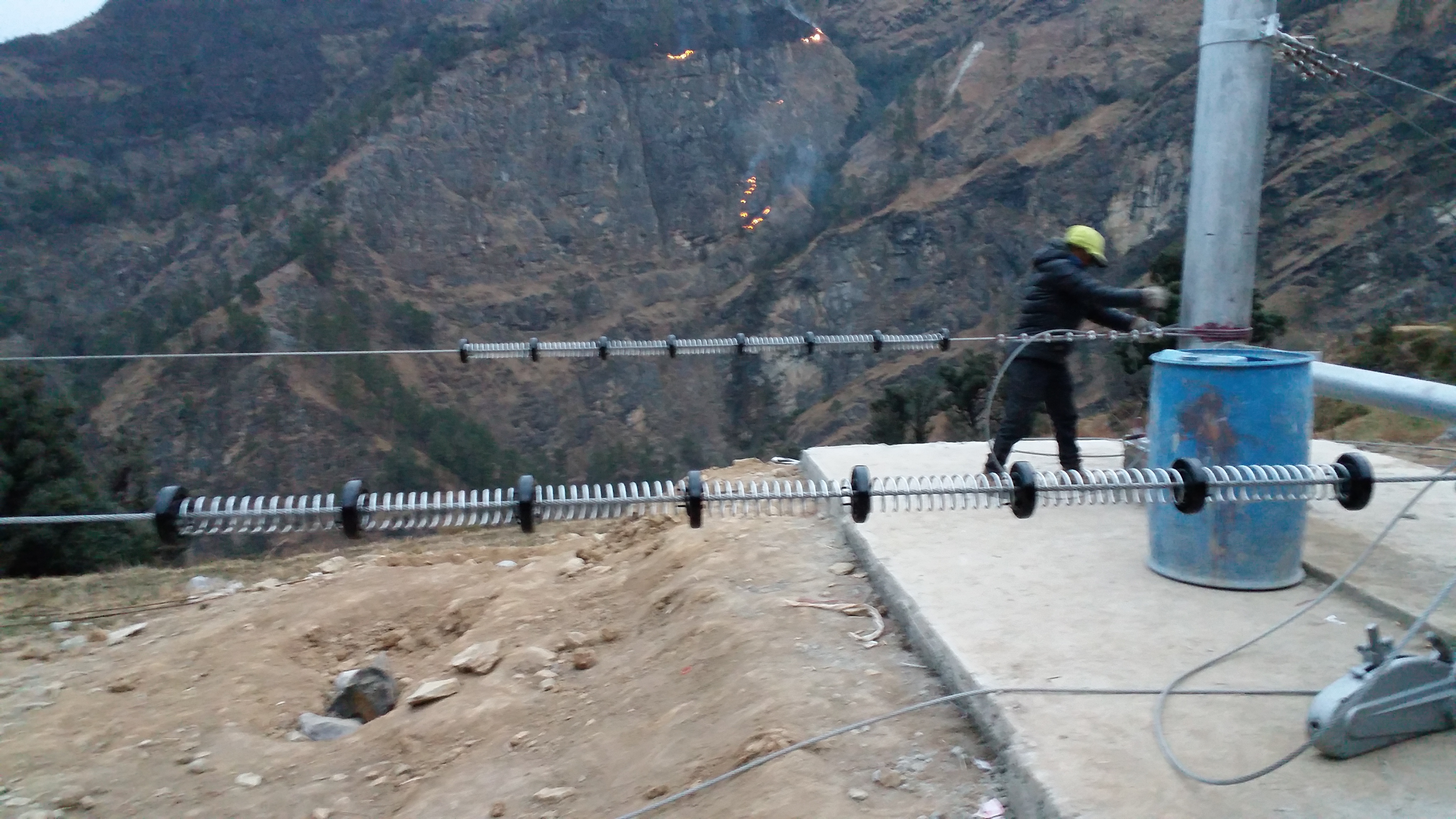 Steel Wire Zeep Line Installation Service