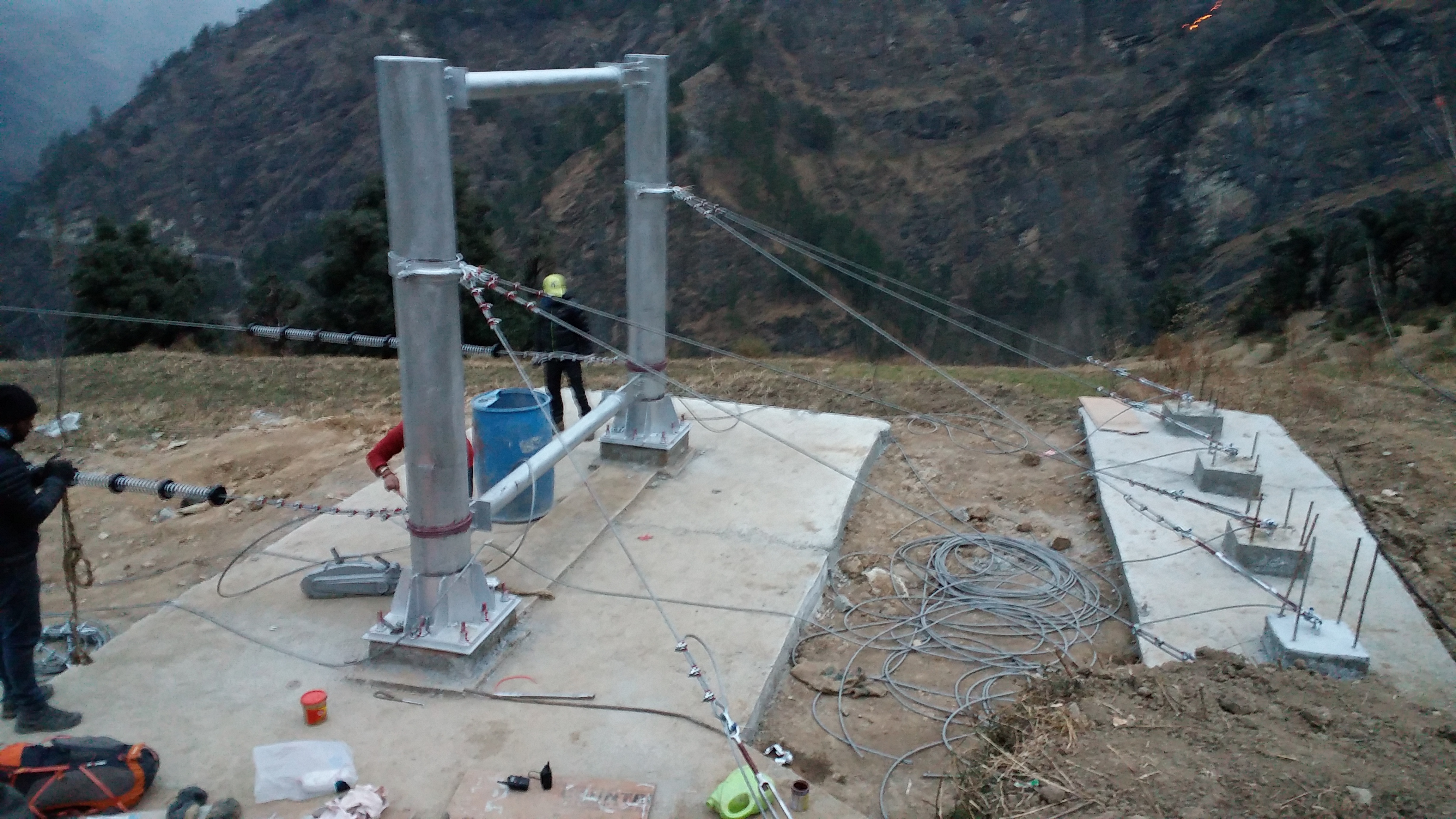 Steel Wire Zeep Line Installation Service