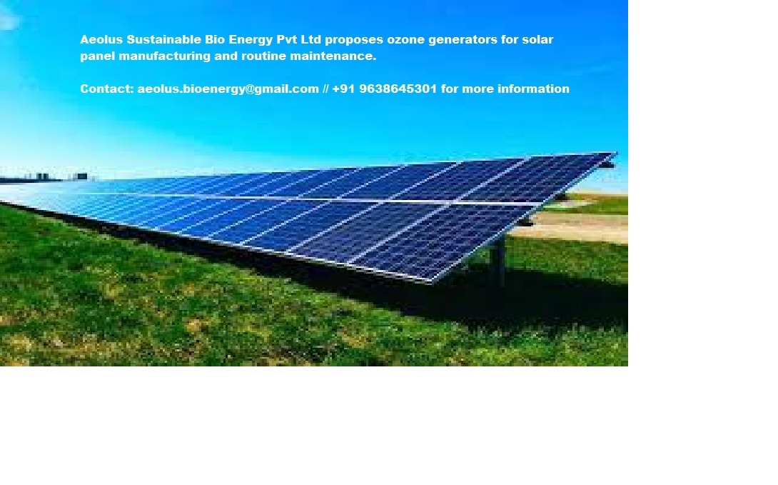 Solar Pv Cell Manufacturing Maintenance Using Ozone