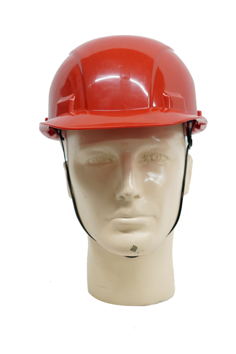 Safety Helmet - Pvc Material, Waterproof Design | Yellow, Orange, White & Blue Colors, Designed For Men