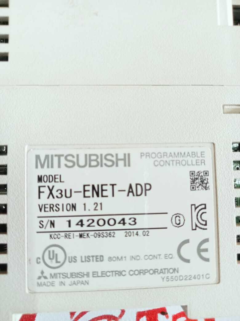 Mitsubishi Fx3u-enet-adp Plc