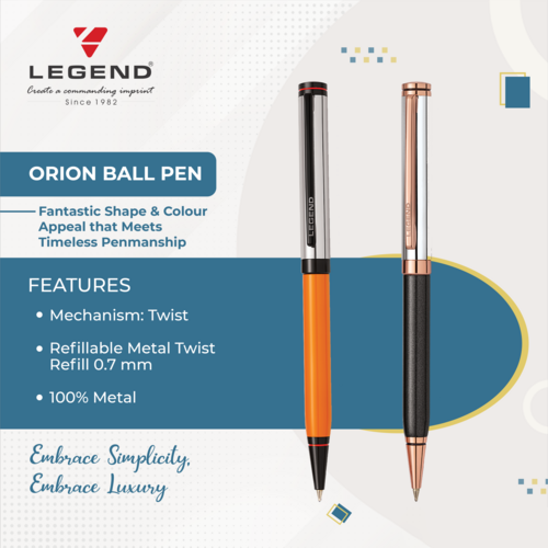 Orion Ball Pen - Body Material: Metal
