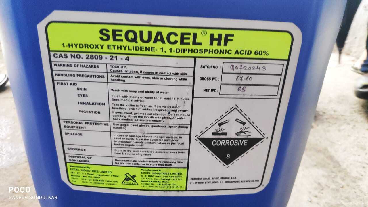 Hydroxyethylidene Diphosphonic Acid ( Hedp ) - Cas No: 2809-21-4