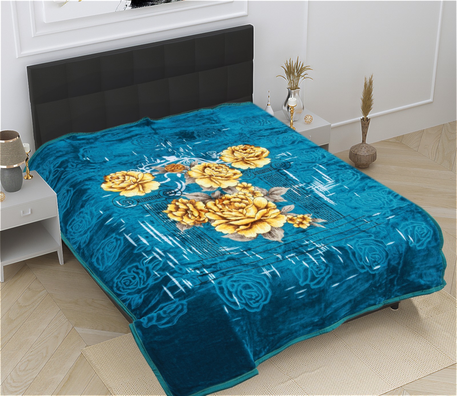 Double Bed Mink Blanket - Color: Different Available