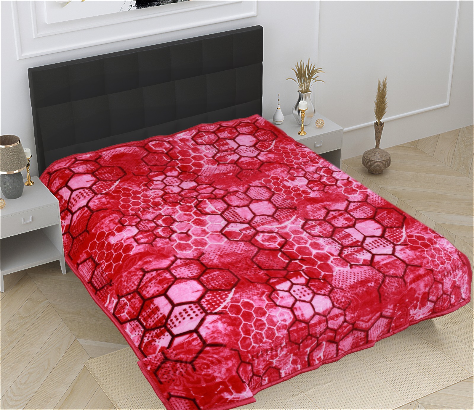 Double Bed Mink Blanket - Color: Different Available