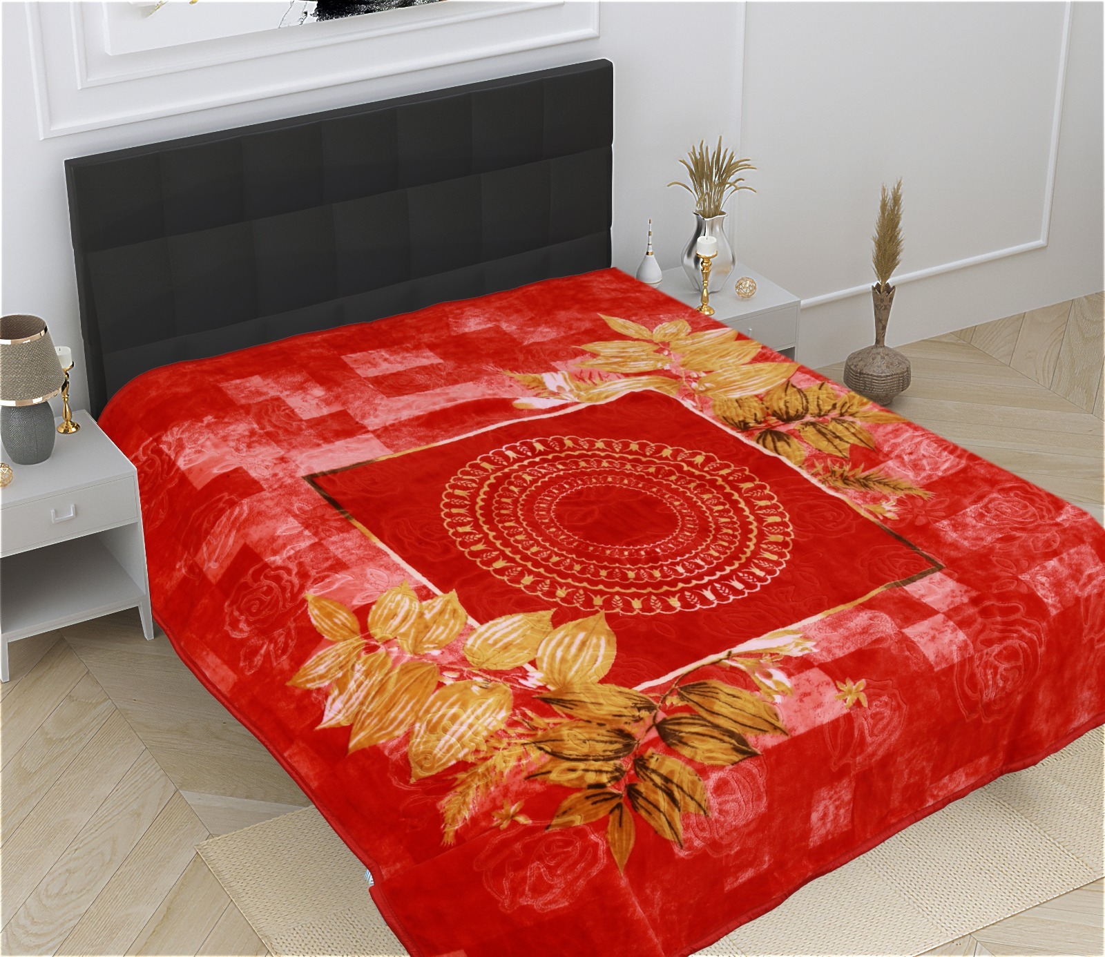 Double Bed Mink Blanket - Color: Different Available