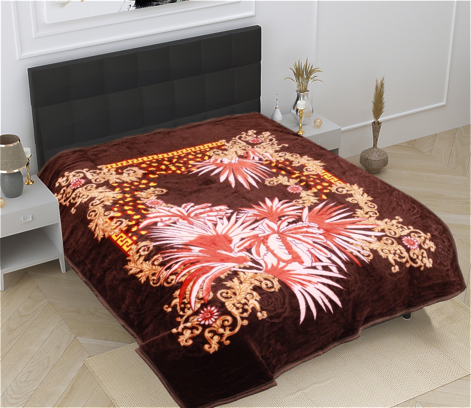 Double Bed Mink Blanket - Color: Different Available