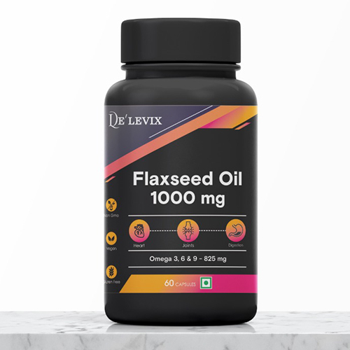 Flaxseed Oil 1000Mg Capsules Efficacy: Promote Healthy & Growth