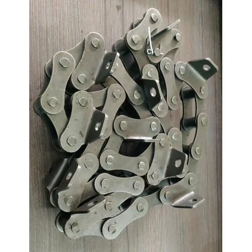 Malleable Elevator Chains - Mild Steel, 26mm Roller Diameter, Polished Finish, Customized Hole Shape | Applications In Agriculture, Construction, Sports Fields