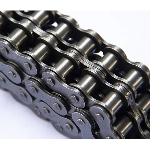 Industrial Roller Chain - Stainless Steel, Various Sizes, Matte Black | Hot Dipped Galvanized, Round Hole Shape, Durable For Agricultural Equipment