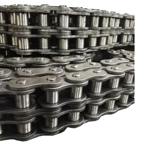 Industrial Roller Chain - Stainless Steel, Various Sizes, Matte Black | Hot Dipped Galvanized, Round Hole Shape, Durable For Agricultural Equipment