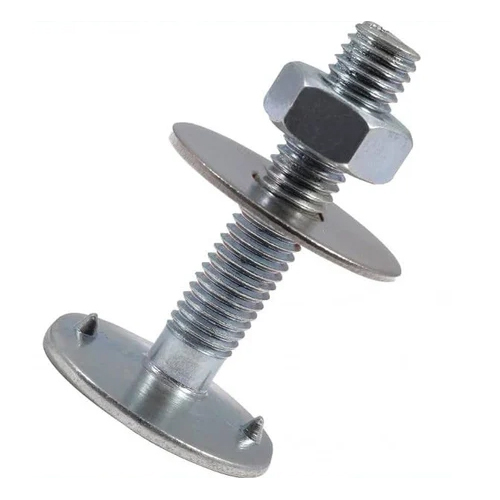Industrial Elevator Bucket Bolts - Carbon Steel, Various Sizes, Black | High Tensile Strength, Plated For Industrial Use, Fitting Elevators
