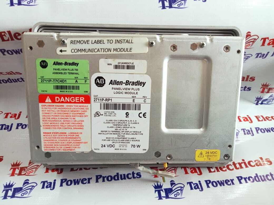 Allen Bradley 2711p-rp1 Hmi - Application: Industrial Automation
