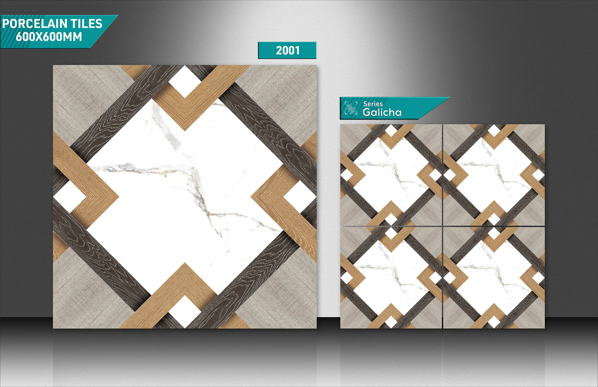 Gloss Porcelain Floor Tiles