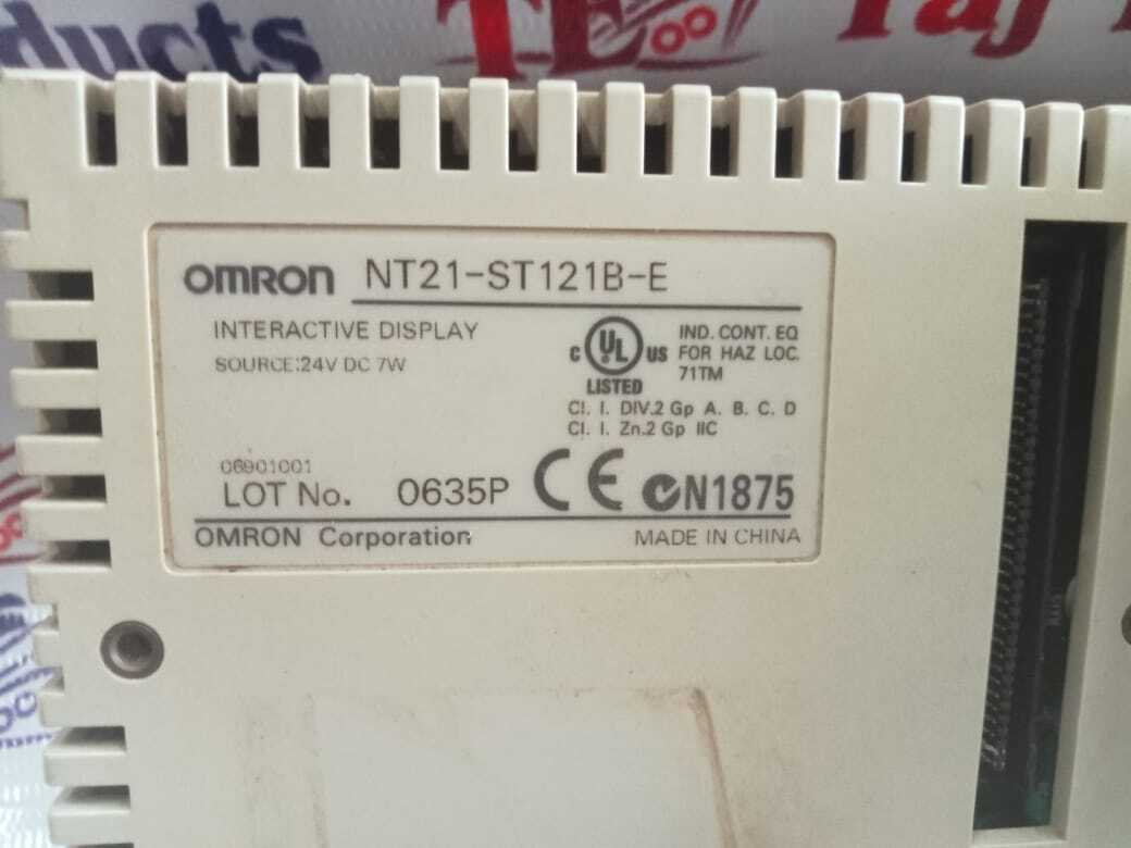 Omron Nt21-st121b-e Hmi