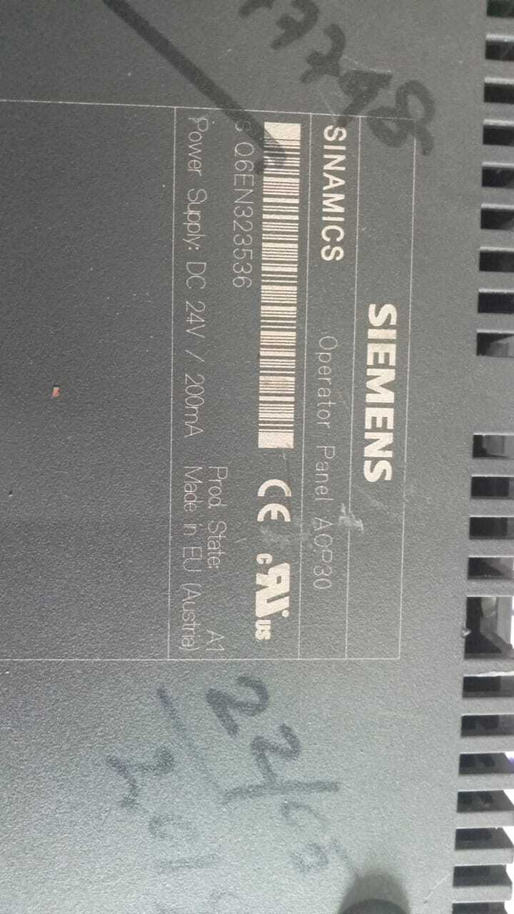 Siemens Aop30 Hmi