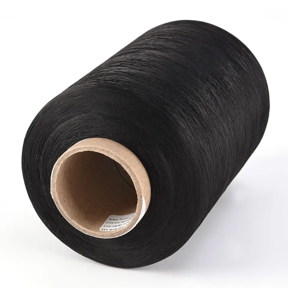 Nylon Drawn Textured Yarn Textile Yarn 70d/24f Black Drawn Nylon Textured Yarn Wholesale Factory