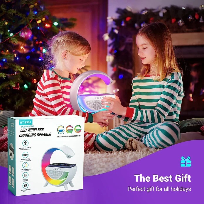 Led Night Lamp With Bluetooth Speaker