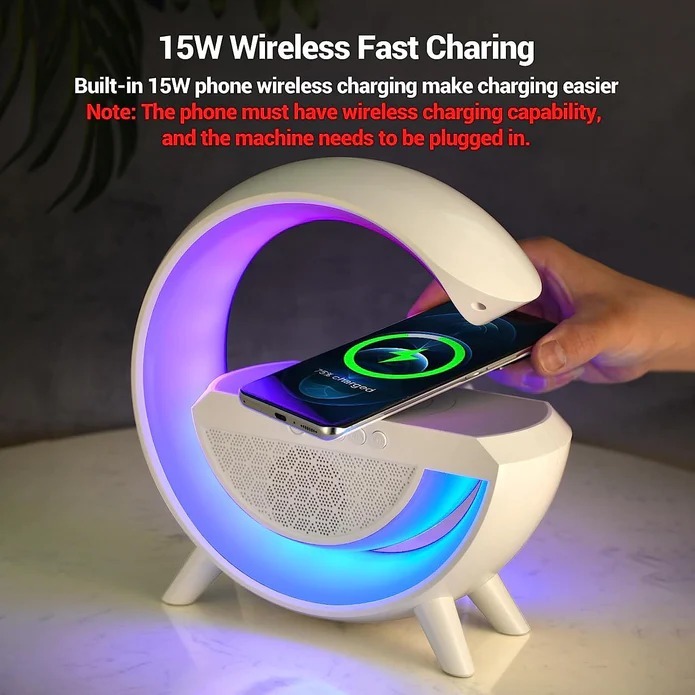 Led Night Lamp With Bluetooth Speaker