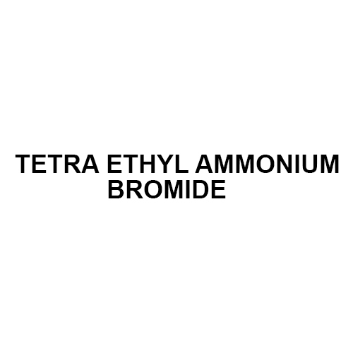 Tetraethylammonium Bromide - C8H20NBr, Medicine Grade Reagent for Nucleic Acid Isolation and Phase-Transfer Catalysis, Room Temperature Storage, Melting Point 286°C, CAS No: 71-91-0