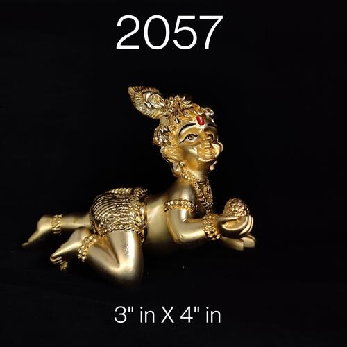 सोने की परत चढ़ा लड्डू गोपाल