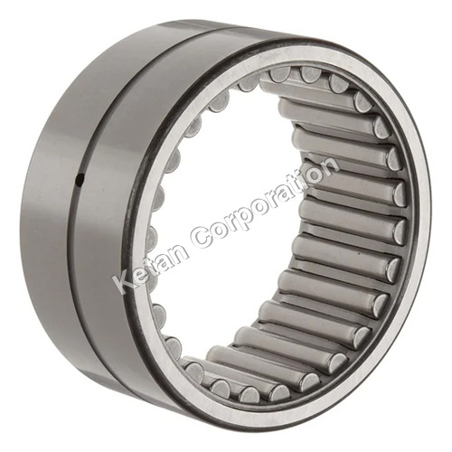 Shell Type Needle Roller Bearing - Chrome Steel, 20-200 mm | Silver Color, Box Packaging, Smooth Functioning, Warranty Included