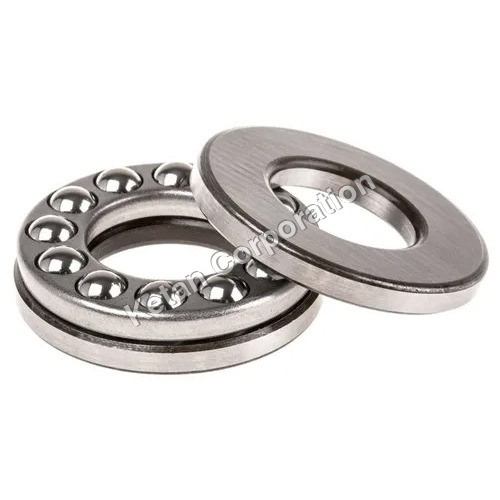 NSK Thrust Ball Bearing - Stainless Steel, Round, Silver, 200gm | Industrial Use, Thrust Type, High-Speed Application, Warranty Included