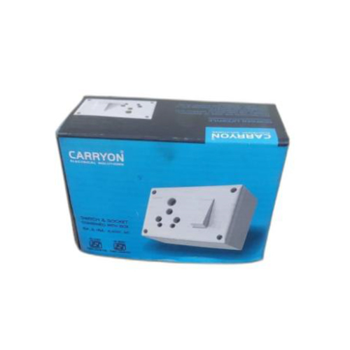 ग्लॉसी लैमिनेशन इलेक्ट्रिक स्विच नालीदार पैकेजिंग बॉक्स