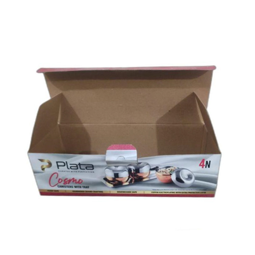 Printed Corrugated Box For Kitchenware - Laminated Material, Polished Finish, Embossing Print | Customizable Sizes, Durable Protection Against Damage