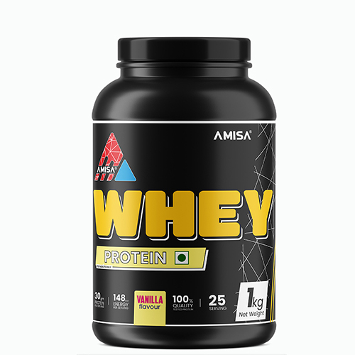 1 Kg Vanilla Flavour Whey Protein Dosage Form: Powder