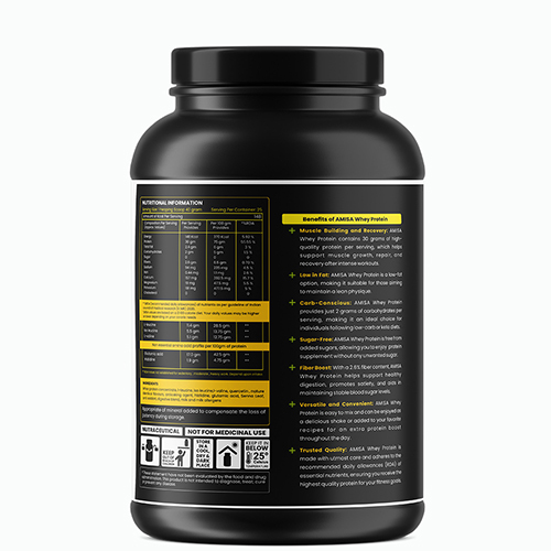 1 Kg Vanilla Flavour Whey Protein Dosage Form: Powder