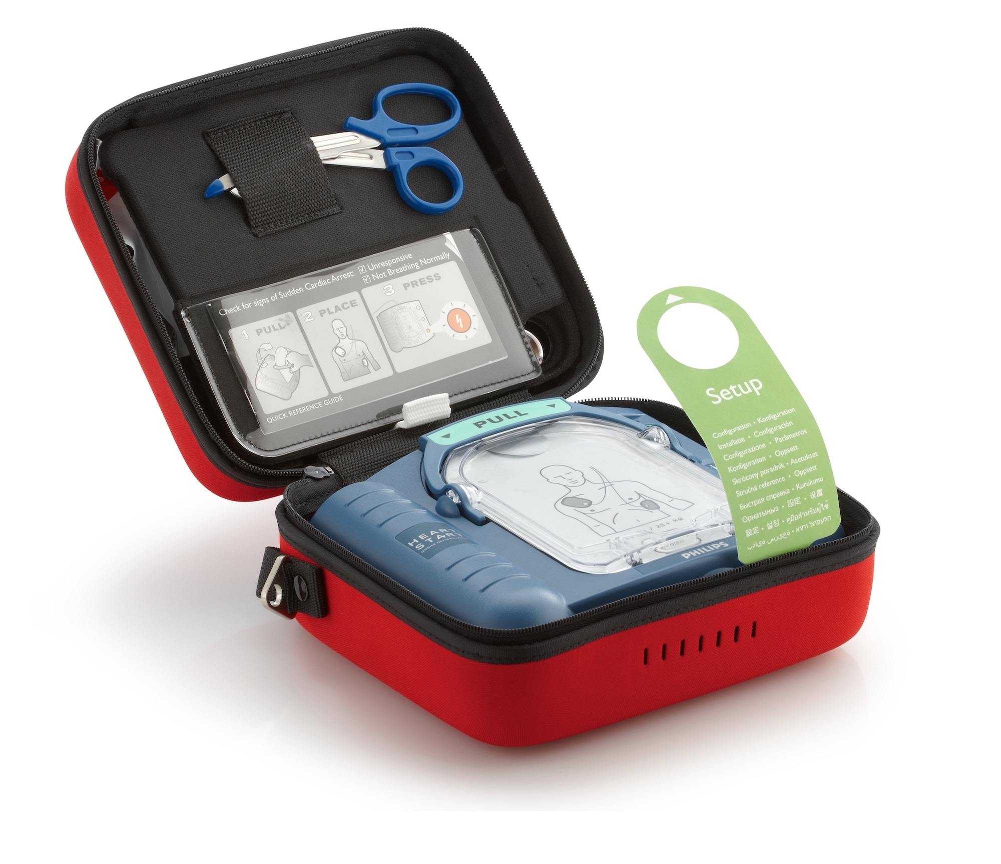 Philips Heartstart Hs1 - 9v Dc 4.2 Ah Lithium Manganese Dioxide Aed Battery, Quick Shock, Voice Instructions, Data Recording And Transmission