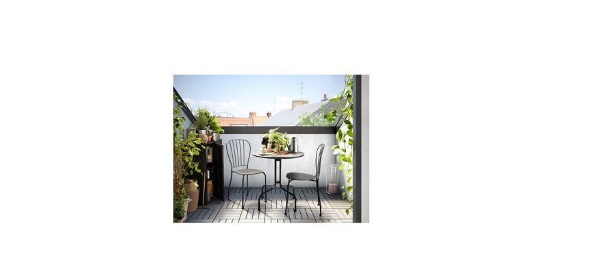 Cafeteria Furniture - Steel & Polyester Powder Coated, 52x87 Cm Chair & 70x72 Cm Table, Grey Color, Maintenance-free Wrought-iron Inspired Design For Office, Home, Restaurant, Hotel, Bar, Cafe