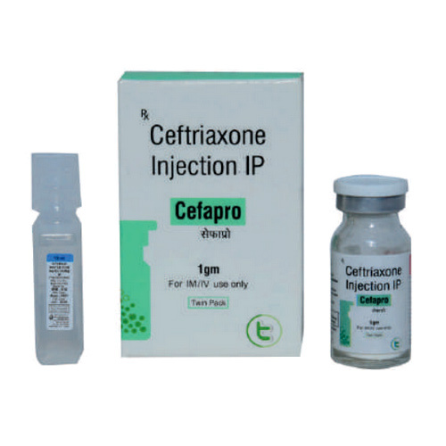 Ceftriaxone Injection IP - Liquid Formulation | Dosage Guidelines As Per Suggestion, Store In Dry Place