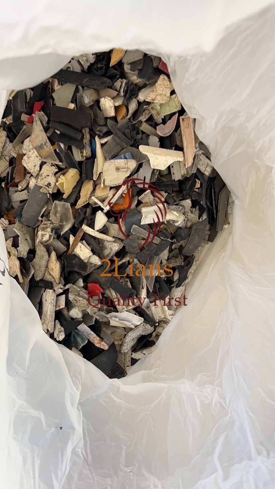 Abs Regrind Mix Color - Durable Mixed Color Plastic Scrap Material, Recycled Composition For Automotive And Electronics